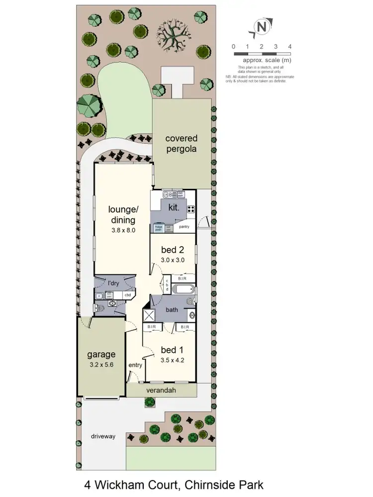 Floorplan of Homely house listing, 4 Wickham Court, Chirnside Park VIC 3116