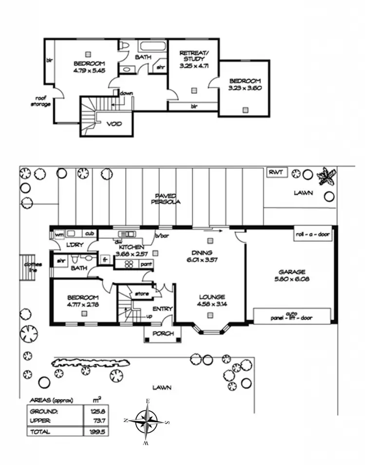 Floorplan of Homely house listing, 32 Hallett Avenue, Tranmere SA 5073
