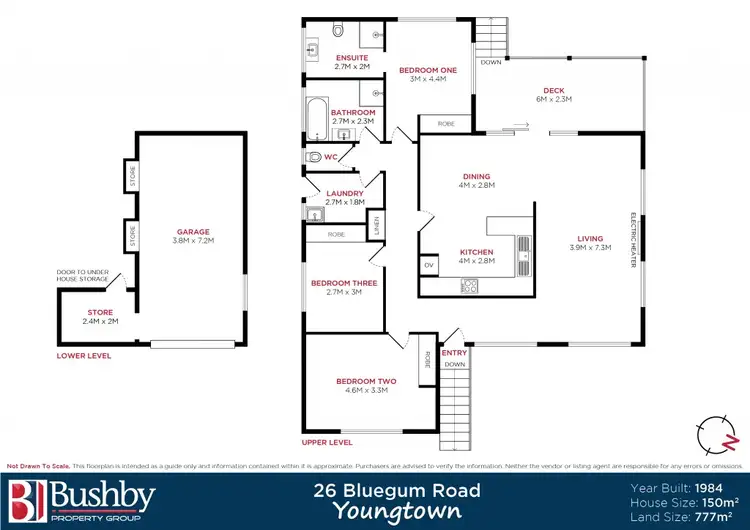 Floorplan of Homely house listing, 26 Bluegum Road, Youngtown TAS 7249