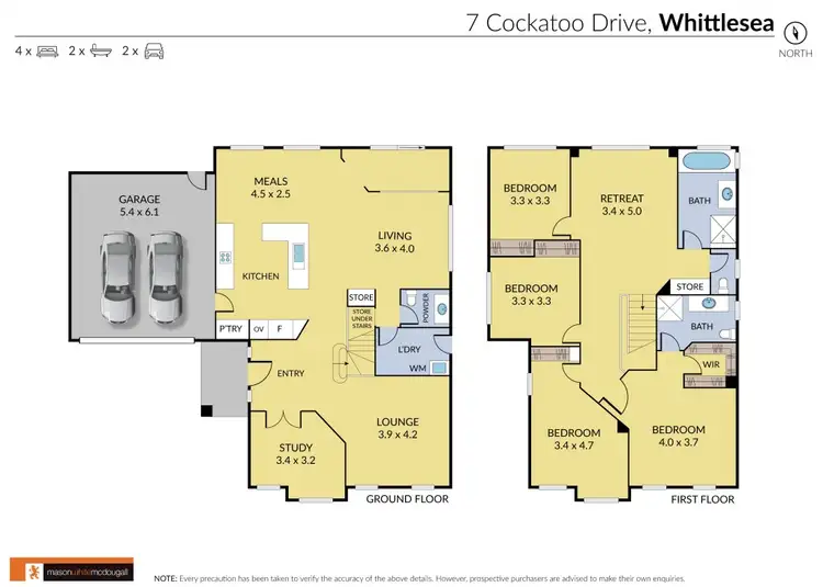 Floorplan of Homely house listing, 7 Cockatoo Drive, Whittlesea VIC 3757