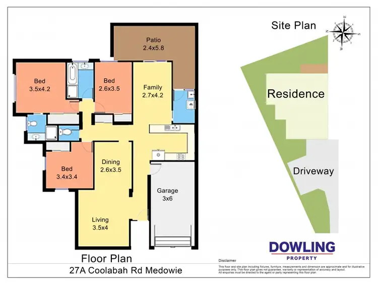 Floorplan of Homely semi-detached listing, 27A COOLABAH ROAD, Medowie NSW 2318