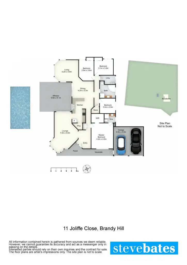 Floorplan of Homely rural property listing, 11 Joliffe Close, Brandy Hill NSW 2324