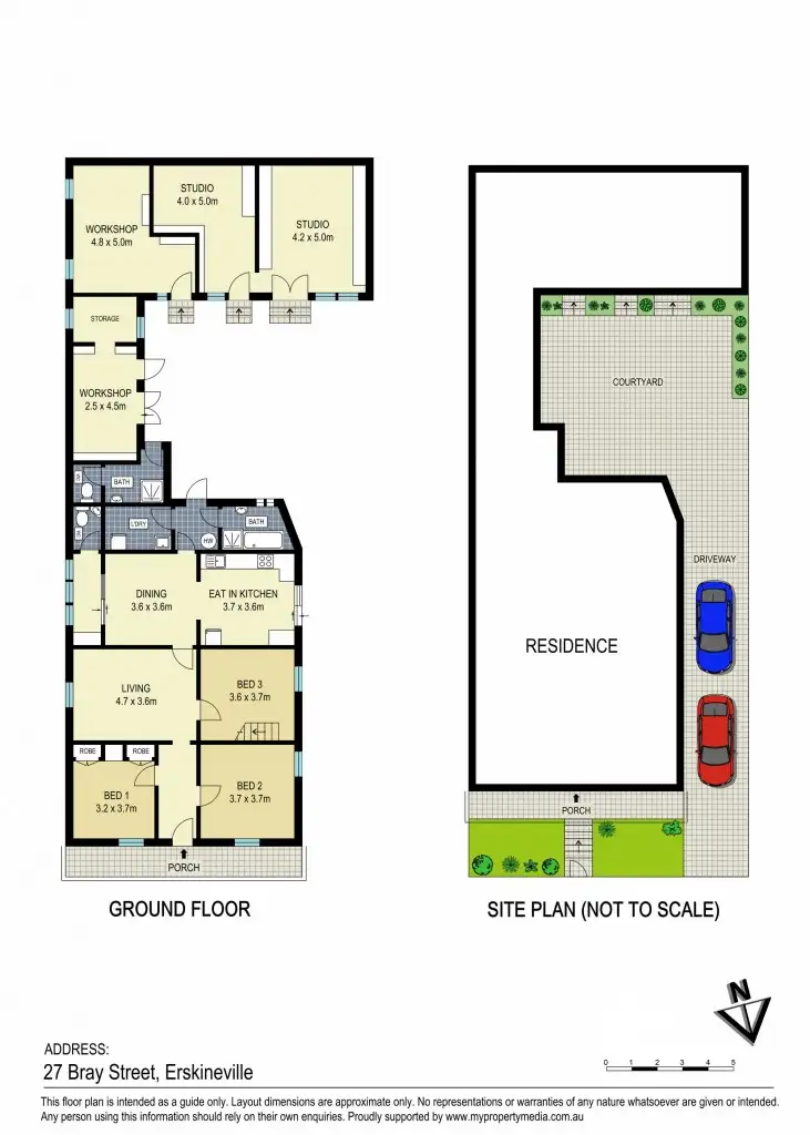 Floorplan of Homely house listing, 27 Bray Street, Erskineville NSW 2043