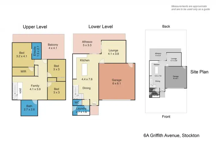 Floorplan of Homely house listing, 6a Griffith Avenue, Stockton NSW 2295
