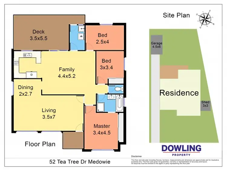 Floorplan of Homely house listing, 52 TEA TREE DRIVE, Medowie NSW 2318