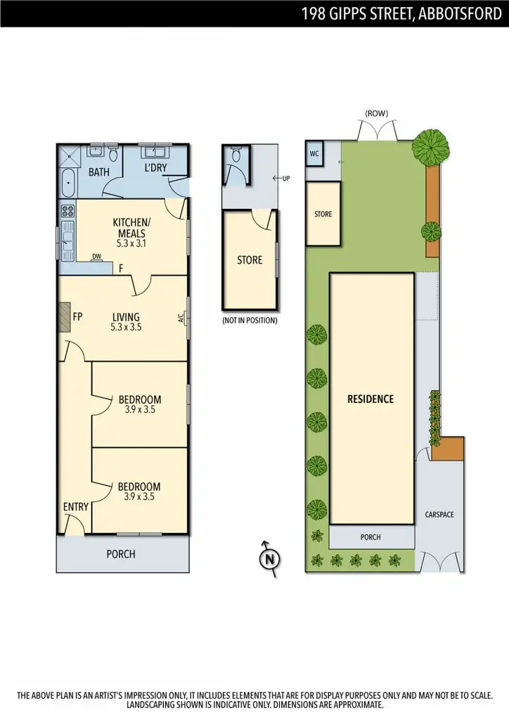 Floorplan of Homely house listing, 198 Gipps Street, Abbotsford VIC 3067