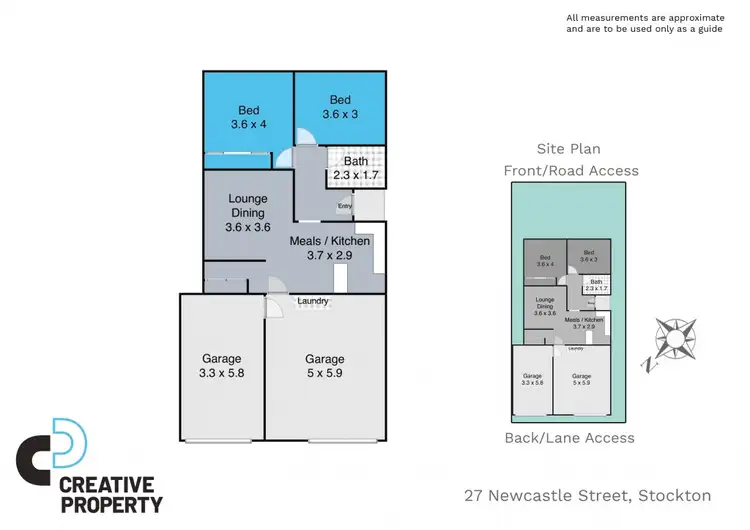 Floorplan of Homely house listing, 27 Newcastle Street, Stockton NSW 2295