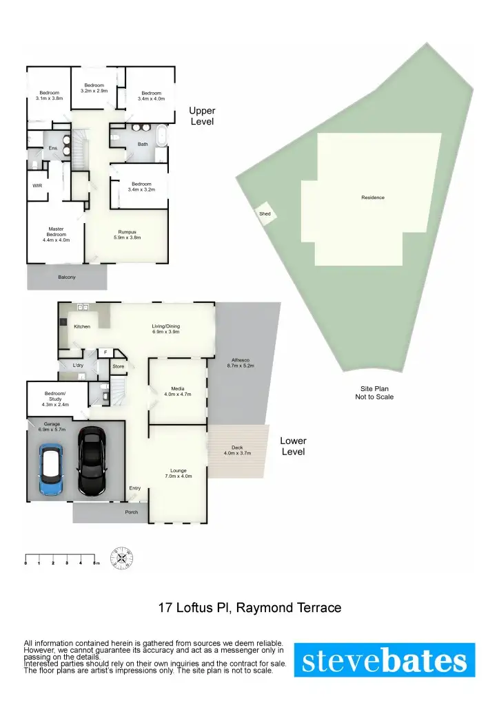 Floorplan of Homely house listing, 17 Loftus Place, Raymond Terrace NSW 2324