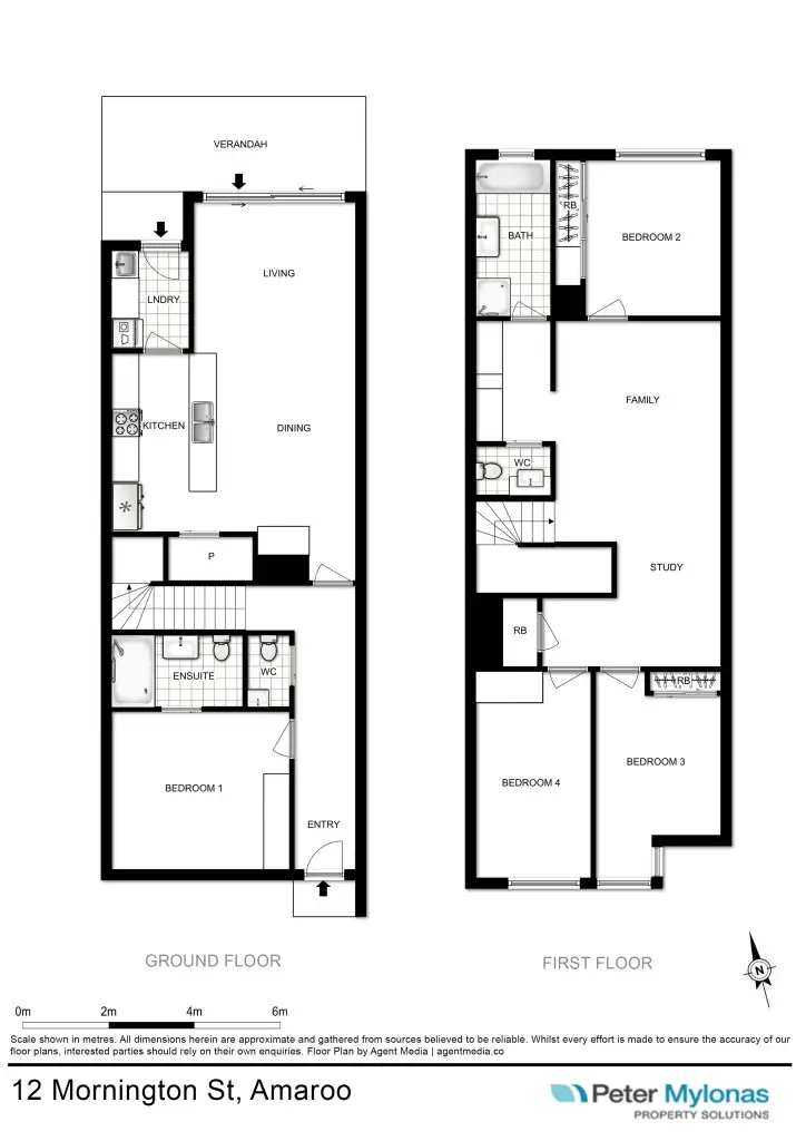 Floorplan of Homely townhouse listing, 12 Mornington Street, Amaroo ACT 2914