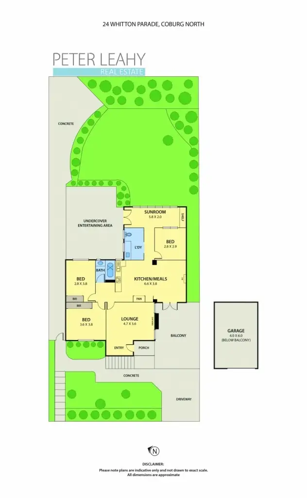 Floorplan of Homely house listing, 24 Whitton Parade, Coburg North VIC 3058