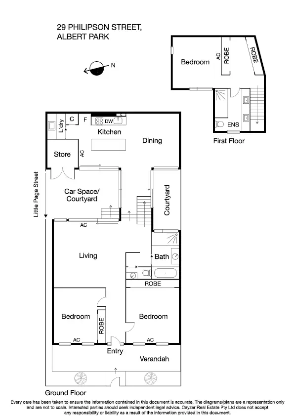 Floorplan of Homely house listing, 29 Philipson Street, Albert Park VIC 3206