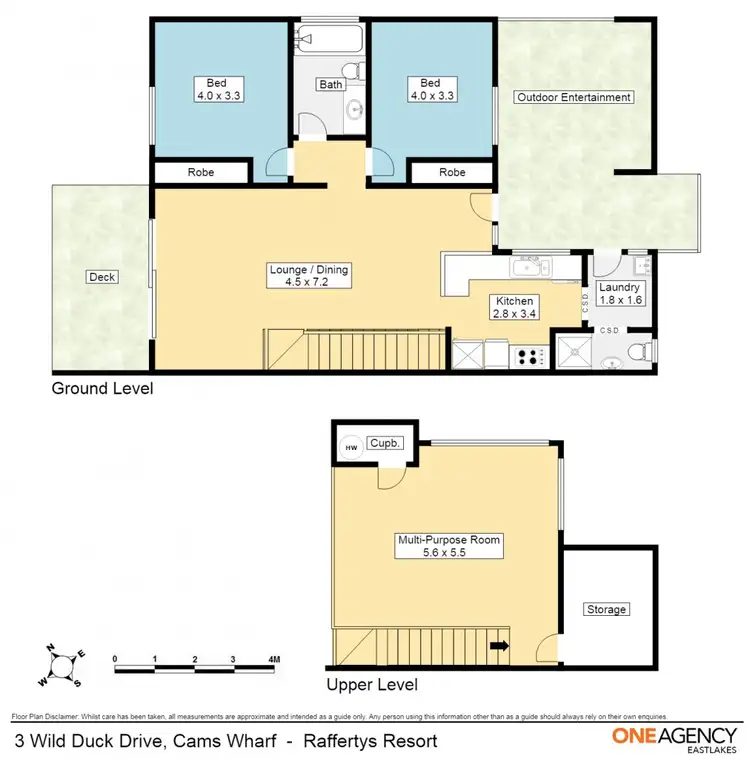 Floorplan of Homely semi-detached listing, 3 Wild Duck Drive, Cams Wharf NSW 2281