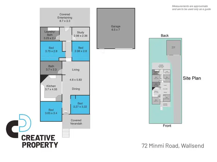 Floorplan of Homely house listing, 72 Minmi Road, Wallsend NSW 2287