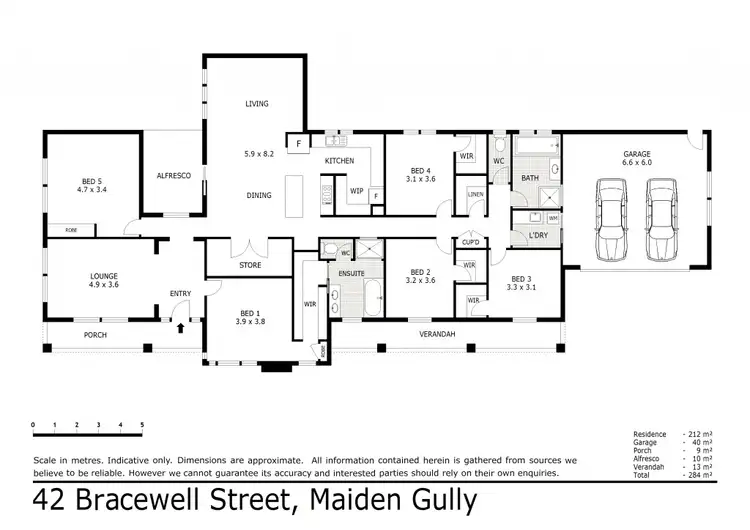 Floorplan of Homely house listing, 42 Bracewell Street, Maiden Gully VIC 3551