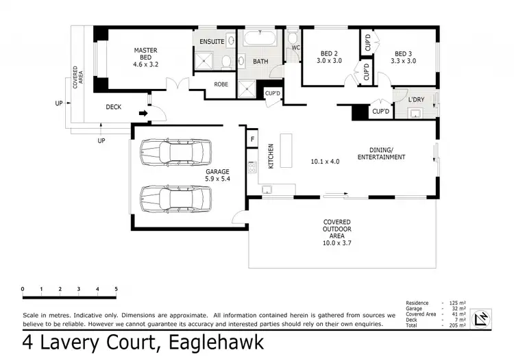 Floorplan of Homely house listing, 4 Lavery Court, Eaglehawk VIC 3556