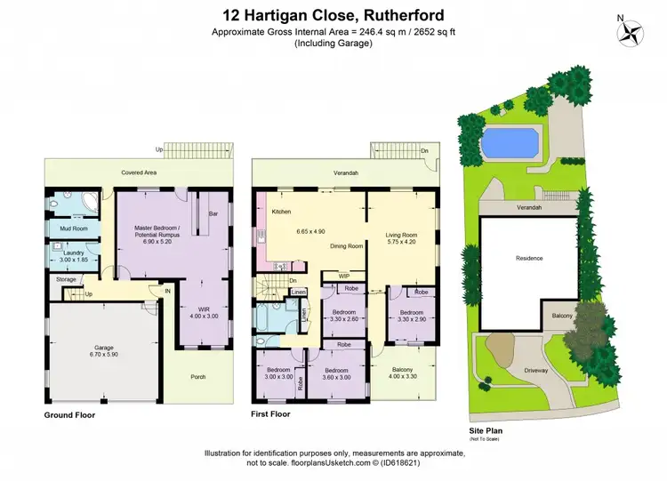 Floorplan of Homely house listing, 12 Hartigan Close, Rutherford NSW 2320