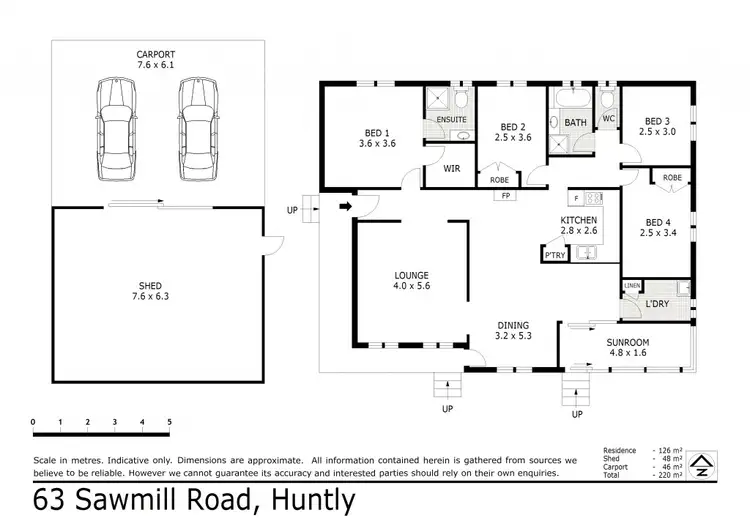 Floorplan of Homely house listing, 63 Sawmill Road, Huntly VIC 3551