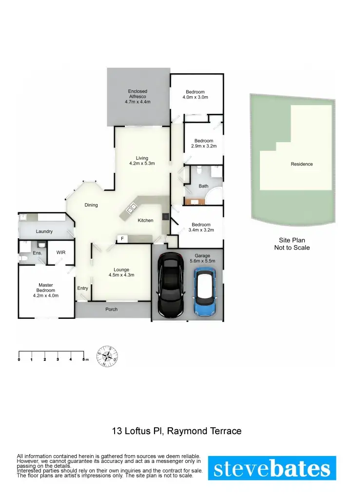 Floorplan of Homely house listing, 13 Loftus Place, Raymond Terrace NSW 2324