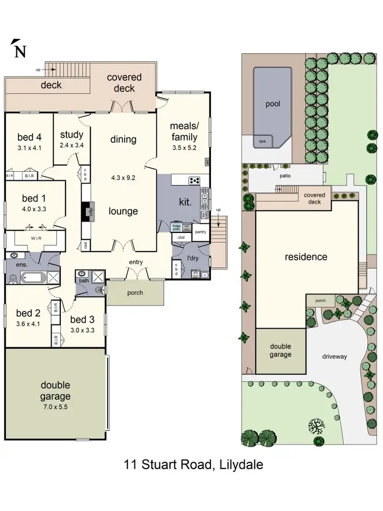 Floorplan of Homely house listing, 11 Stuart Road, Lilydale VIC 3140