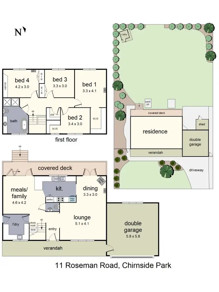 Floorplan of Homely house listing, 11 Roseman Road, Chirnside Park VIC 3116