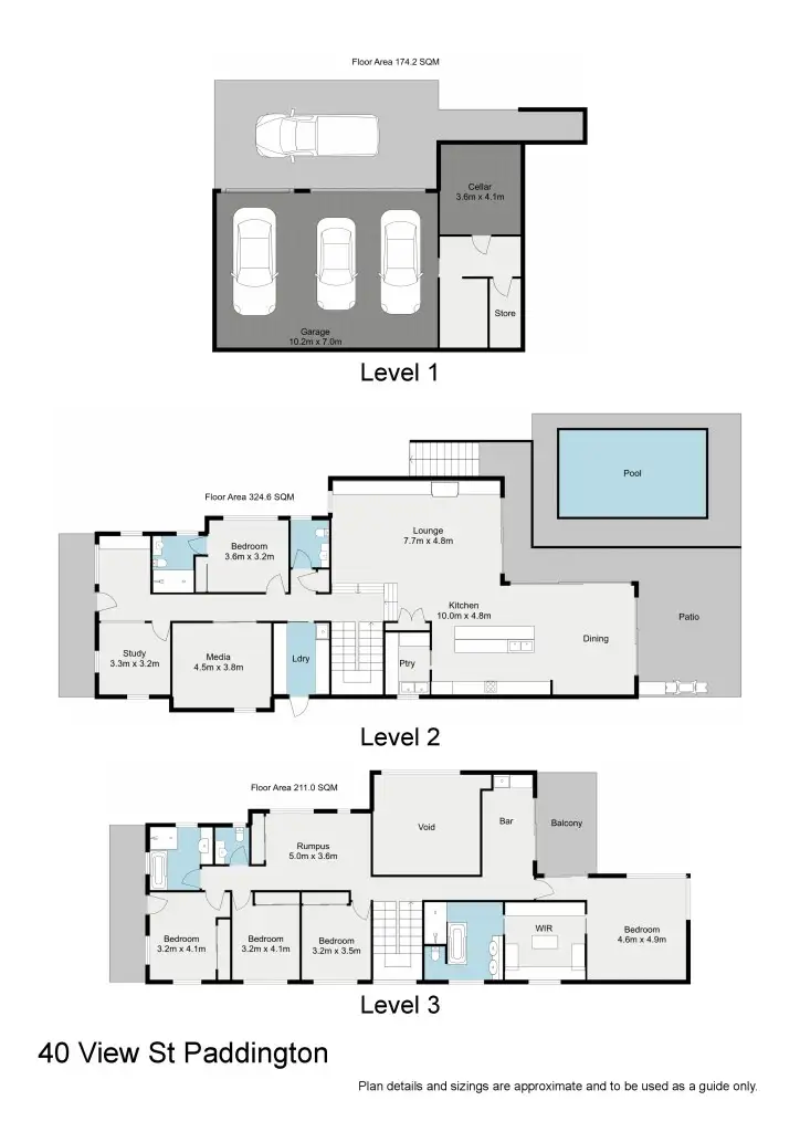Floorplan of Homely house listing, 40 View Street, Paddington QLD 4064