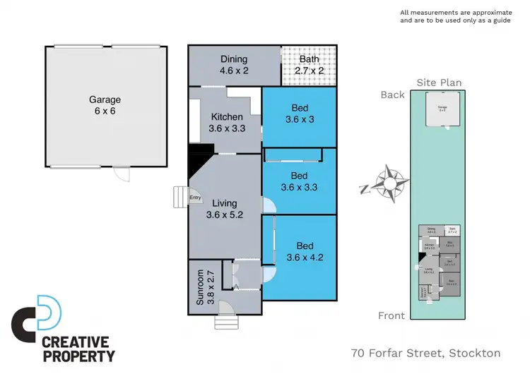 Floorplan of Homely house listing, 70 Forfar Street, Stockton NSW 2295