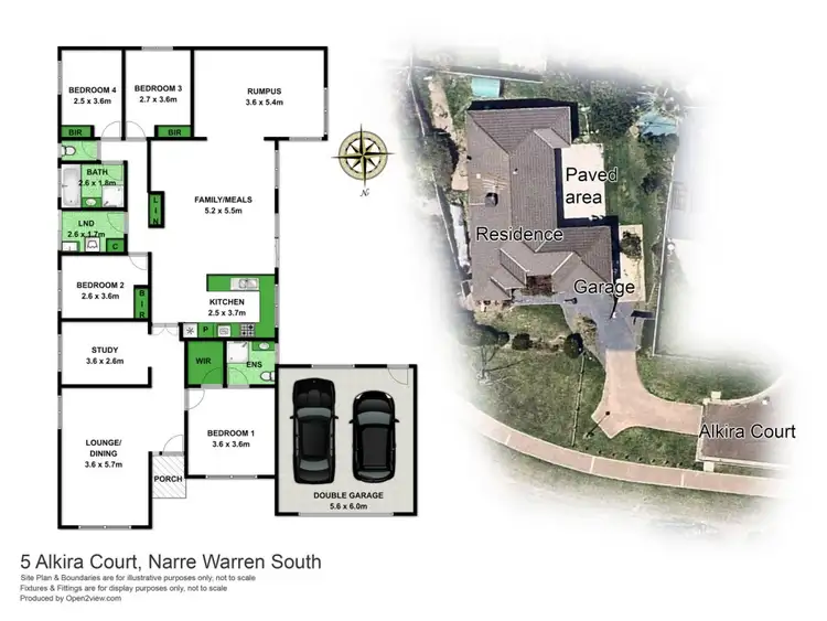 Floorplan of Homely house listing, 5 Alkira Court, Narre Warren South VIC 3805