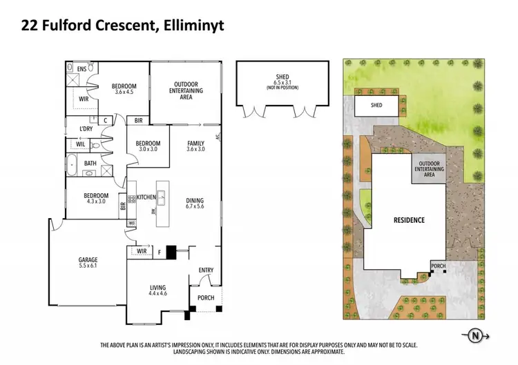 Floorplan of Homely house listing, 22 Fulford Crescent, Elliminyt VIC 3250