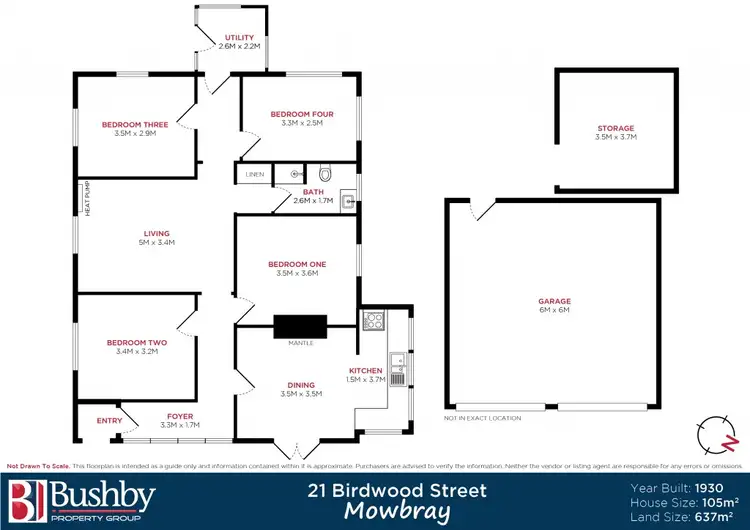 Floorplan of Homely house listing, 21 Birdwood Street, Mowbray TAS 7248