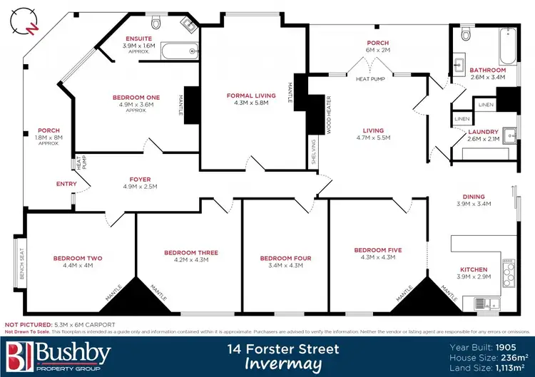 Floorplan of Homely house listing, 14 Forster Street, Invermay TAS 7248