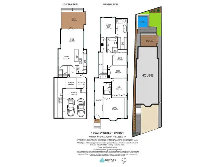 Floorplan of Homely house listing, 14 Carey Street, Bardon QLD 4065