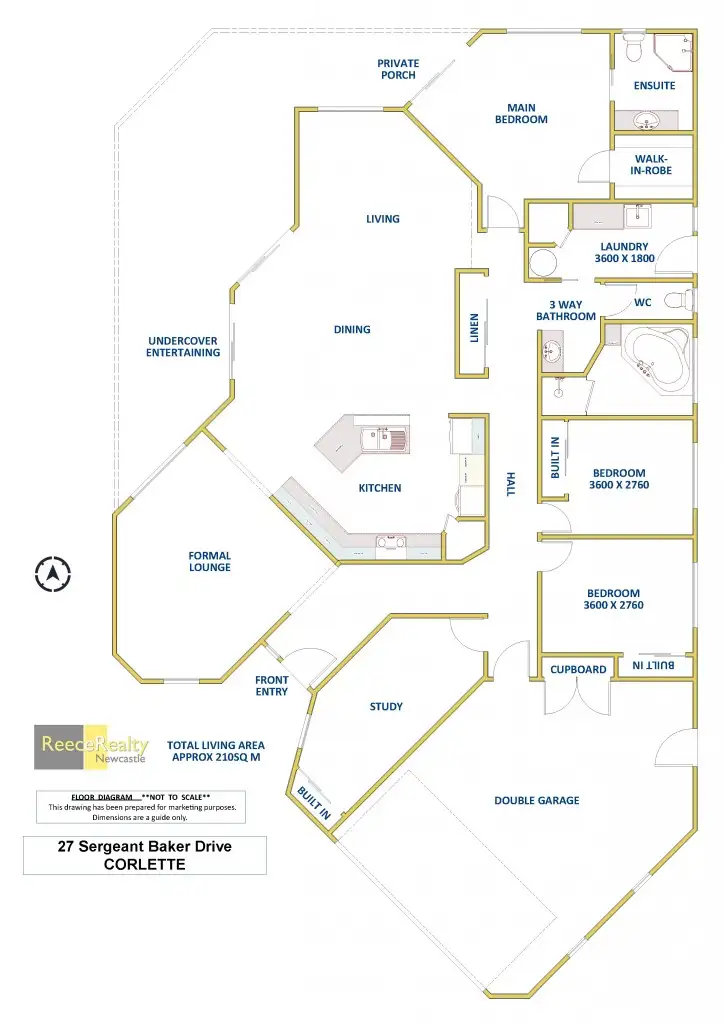 Floorplan of Homely house listing, 27 Sergeant Baker Drive, Corlette NSW 2315