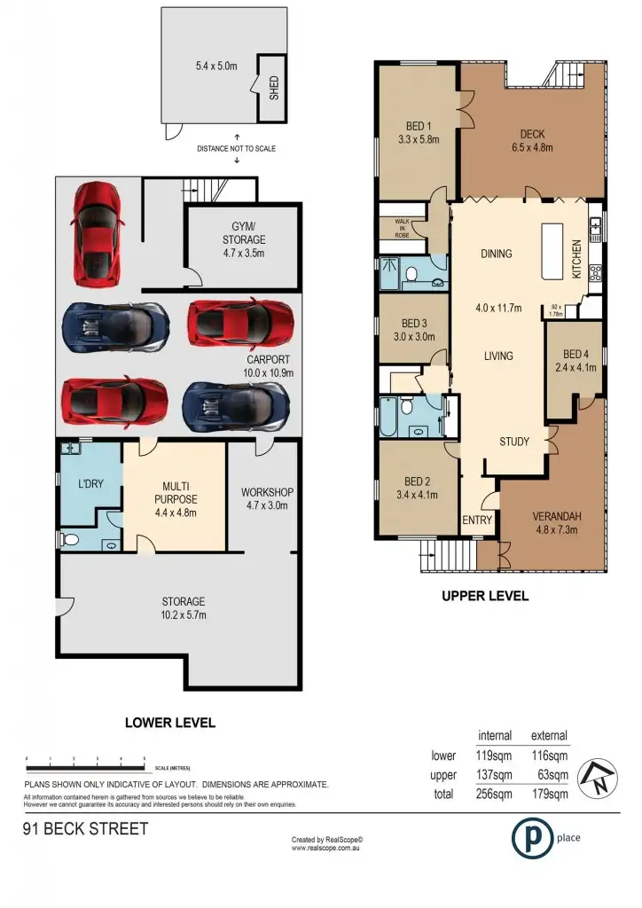 Floorplan of Homely house listing, 91 Beck Street, Paddington QLD 4064