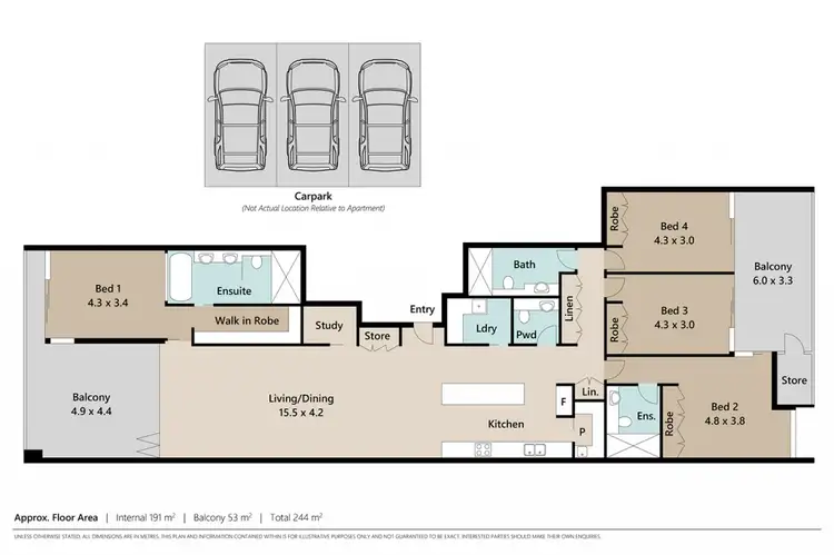 Floorplan of Homely unit listing, 510/51 Ferry Road, West End QLD 4101