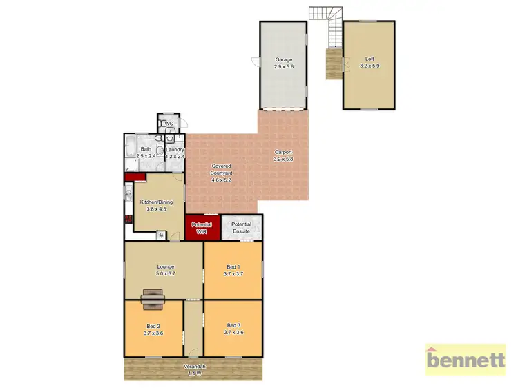 Floorplan of Homely house listing, 7 Francis Street, Richmond NSW 2753