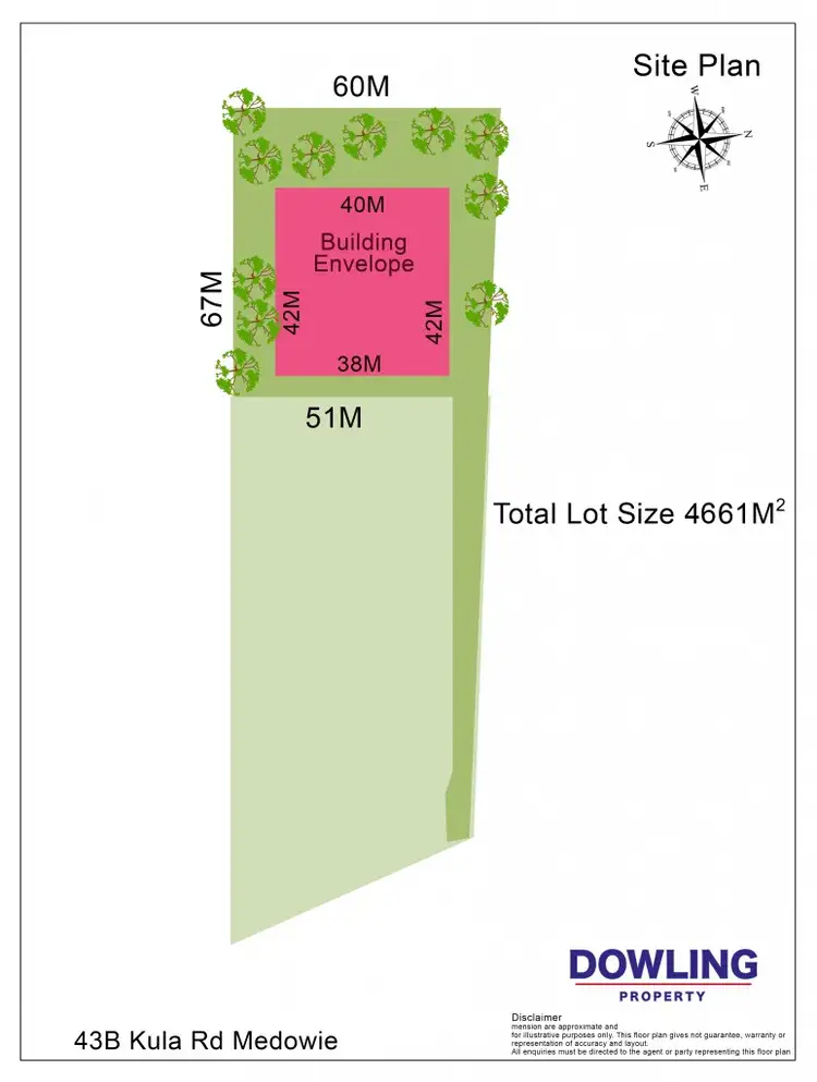 Floorplan of Homely land listing, 43B KULA ROAD, Medowie NSW 2318
