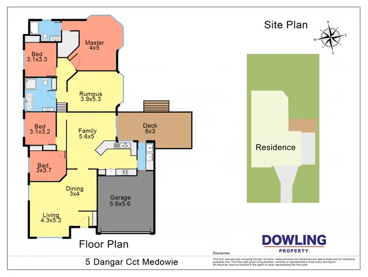 Floorplan of Homely house listing, 5 DANGAR CIRCUIT, Medowie NSW 2318