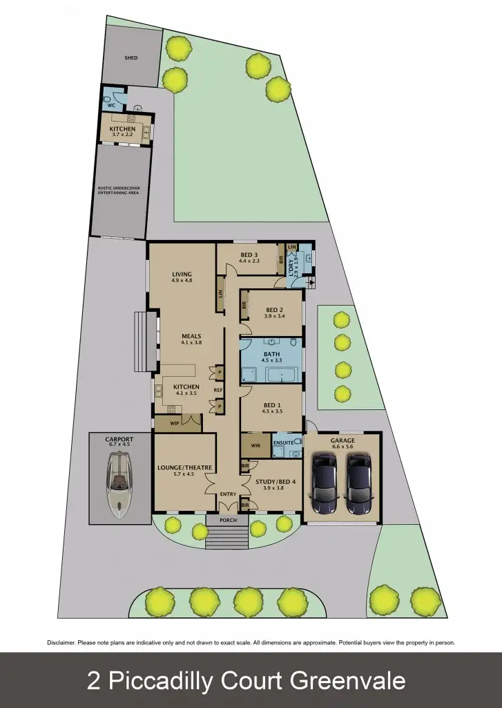 Floorplan of Homely house listing, 2 Piccadilly Court, Greenvale VIC 3059