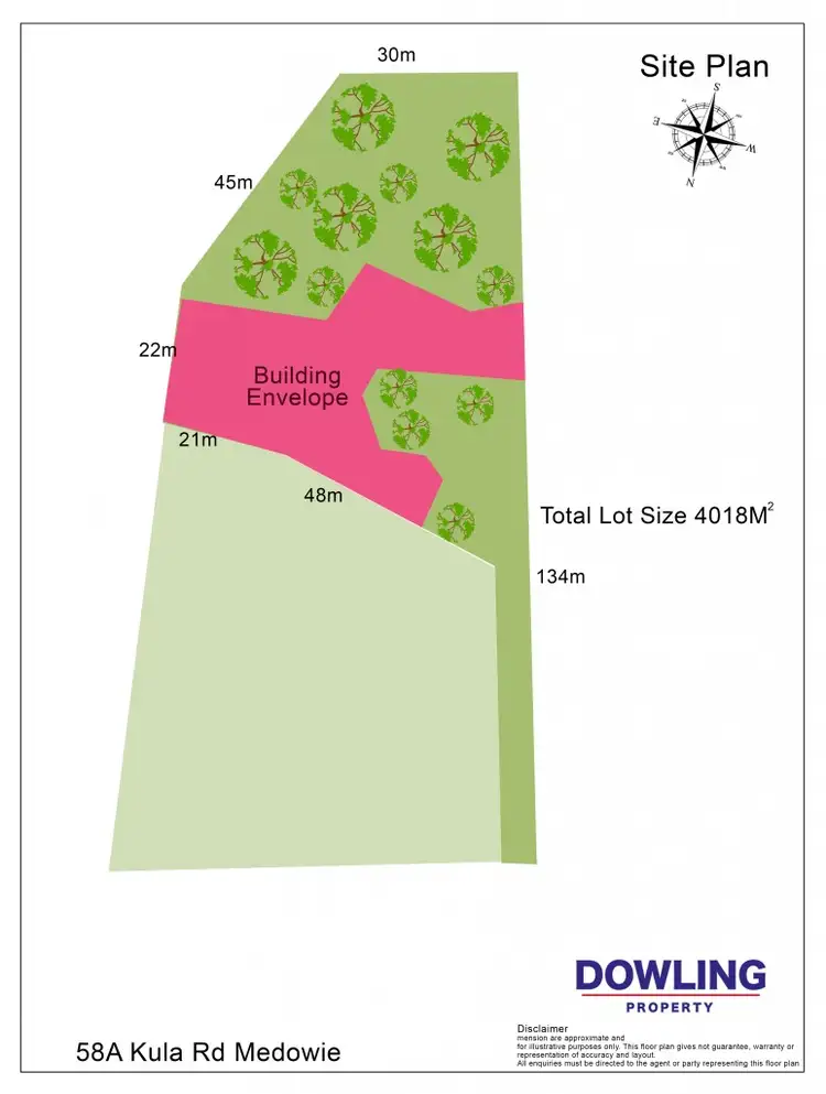 Floorplan of Homely land listing, 58A KULA ROAD, Medowie NSW 2318