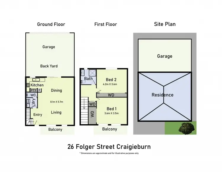 Floorplan of Homely house listing, 26 Folger Road, Craigieburn VIC 3064