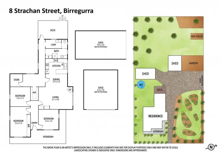 Floorplan of Homely house listing, 8 Strachan Street, Birregurra VIC 3242
