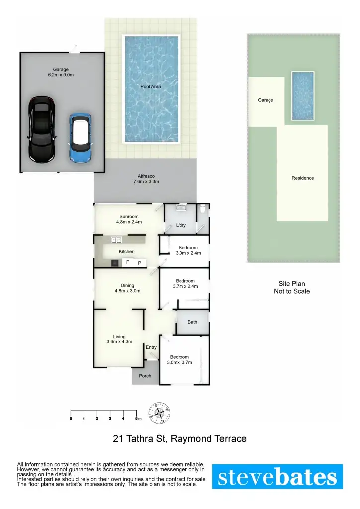 Floorplan of Homely house listing, 21 Tathra Street, Raymond Terrace NSW 2324