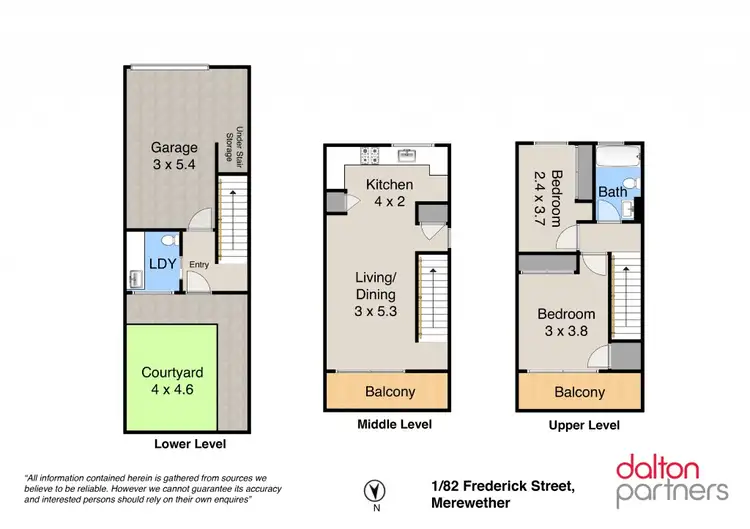 Floorplan of Homely townhouse listing, 1/82 Frederick Street, Merewether NSW 2291