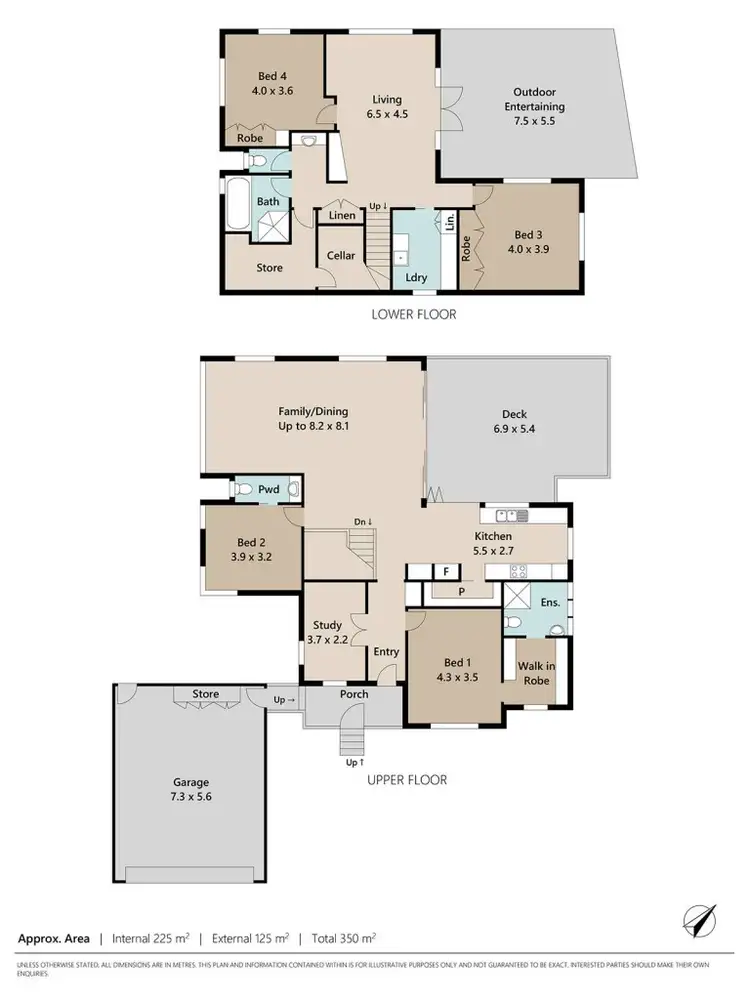 Floorplan of Homely house listing, 47 Nestor Avenue, Bardon QLD 4065