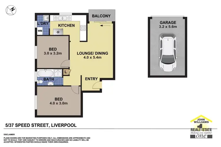 Floorplan of Homely unit listing, 5/37 Speed Street, Liverpool NSW 2170