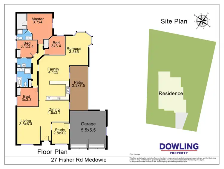 Floorplan of Homely house listing, 27 & 27B Fisher Road, Medowie NSW 2318
