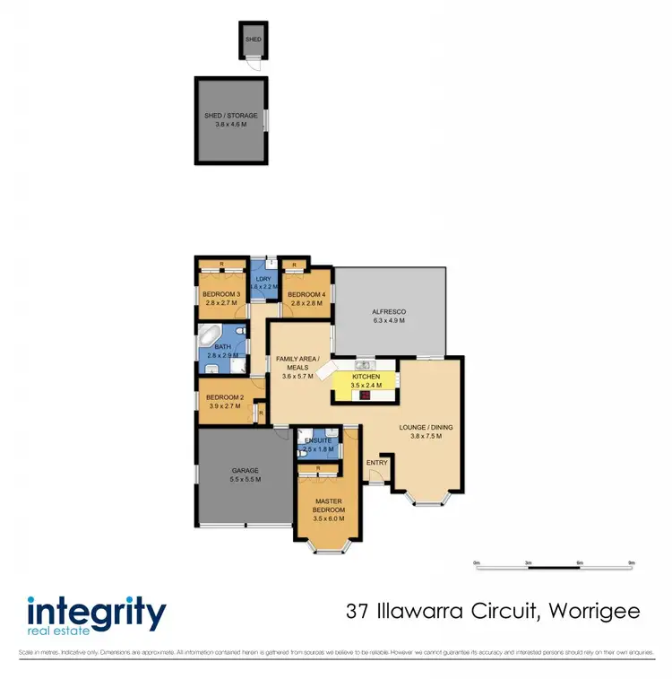 Floorplan of Homely house listing, 37 Illawarra Circuit, Worrigee NSW 2540