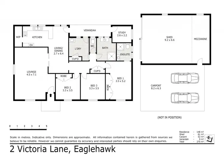 Floorplan of Homely house listing, 2 Victoria Lane, Eaglehawk VIC 3556