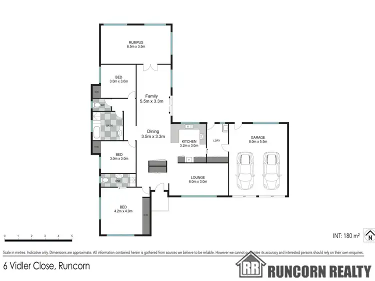 Floorplan of Homely house listing, 6 Vidler Close, Runcorn QLD 4113