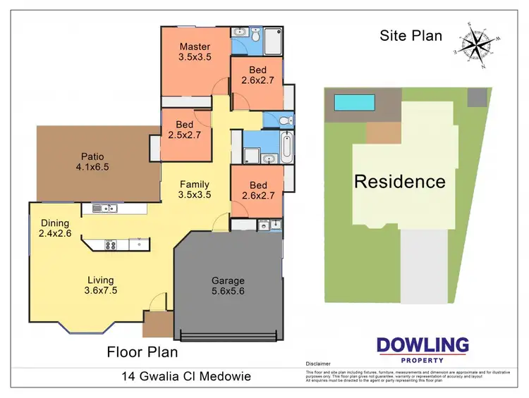 Floorplan of Homely house listing, 14 GWALIA CLOSE, Medowie NSW 2318